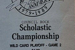 Flyers Cup 1989 Ticket